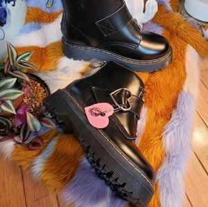 Black Platform Boots in women's US8